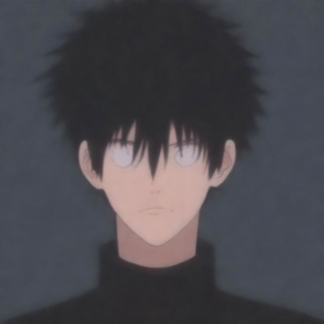 A digital art depiction of a tall, edgy anime-style male teen