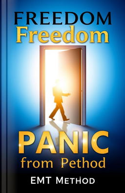 A captivating book cover depicting a symbolic door opening into a bright, warm light, representing inner freedom and confidence