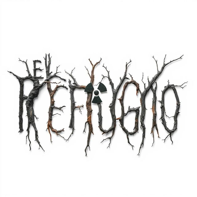 A horror-themed book cover titled 'El Refugio', set against a clean white background