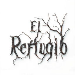 A horror-themed book cover featuring the title 'El Refugio', placed on a clean white background