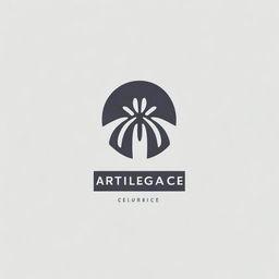 Create an abstract, modern logo for an artificial intelligence brand, incorporating elements representative of cutting-edge technology, intelligence, and futurism