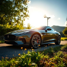 A stunningly beautiful 2017 car model, emphasizing sleek lines and a glossy finish