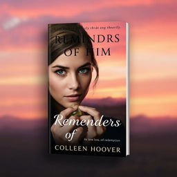 A captivating book cover design for 'Reminders of Him' by Colleen Hoover