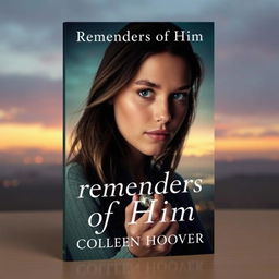 A captivating book cover design for 'Reminders of Him' by Colleen Hoover