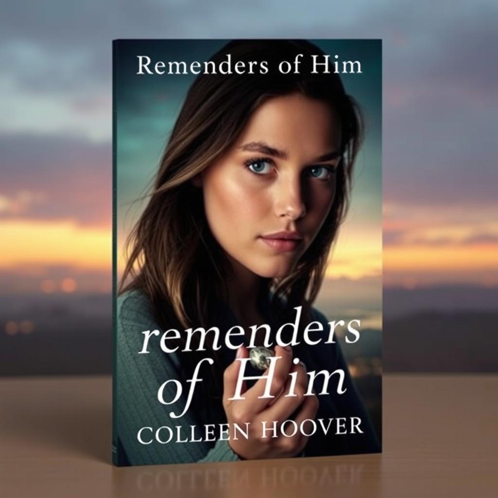 A captivating book cover design for 'Reminders of Him' by Colleen Hoover