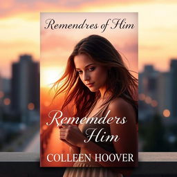 A visually striking book cover design for 'Reminders of Him' by Colleen Hoover