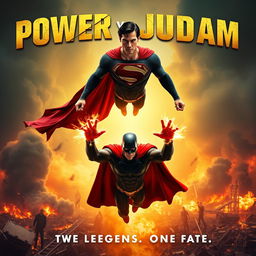 A striking poster concept for 'Black Adam vs