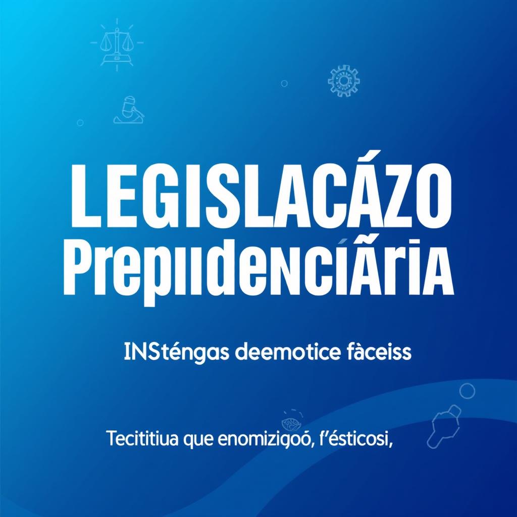 A professional and eye-catching ebook cover for an information product titled 'Legislação Previdenciária - INSSTécnicas de memorização fáceis'