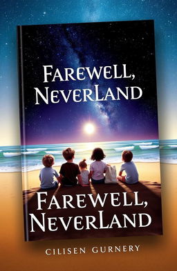A captivating book cover for the story 'Farewell, Neverland'