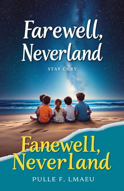 A captivating book cover for the story 'Farewell, Neverland'
