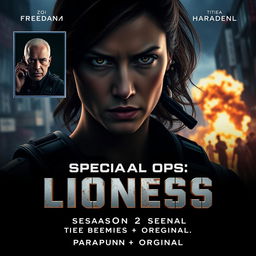 An intense poster concept for 'Special Ops: Lioness – Season 2 (2024)'