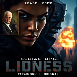 An intense poster concept for 'Special Ops: Lioness – Season 2 (2024)'