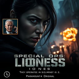 An intense poster concept for 'Special Ops: Lioness – Season 2 (2024)'