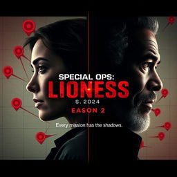 A striking poster concept for 'Special Ops: Lioness – Season 2 (2024)'