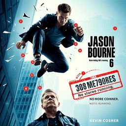 An explosive poster concept for 'JASON BOURNE 6 (2024)'