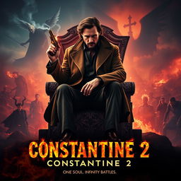 An engaging poster concept for 'Constantine 2 (2024)'