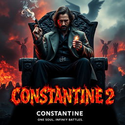 An engaging poster concept for 'Constantine 2 (2024)'