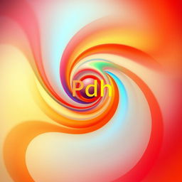 An abstract representation of the concept of 'Pdh', blending vibrant colors and geometric shapes to create a sense of movement and energy