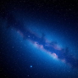 A stunning digital artwork showcasing a vibrant starry night sky, perfect for a space-themed logo