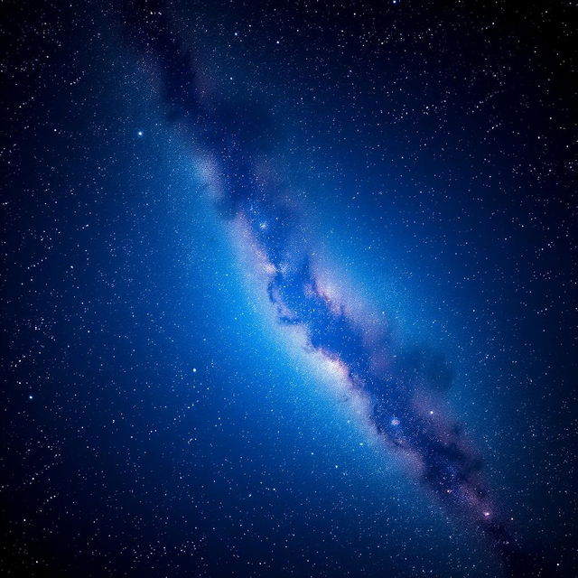 A stunning digital artwork showcasing a vibrant starry night sky, perfect for a space-themed logo
