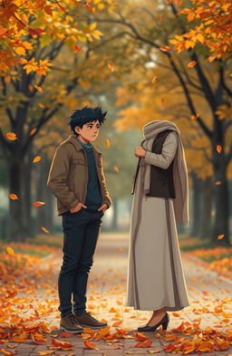 A poignant moment depicting Gilang, a thoughtful young man reflecting on his past relationship with Zeera, a strong and independent woman