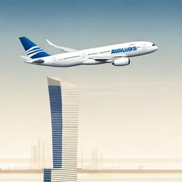 Symbolic image representing the success and technological excellence of Airbus