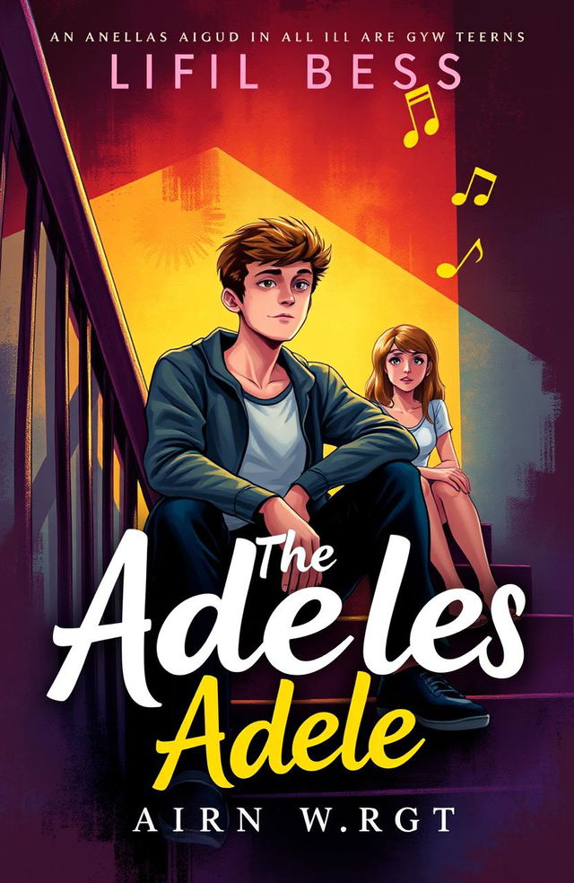 A captivating book cover illustration for a novel aimed at all age groups, particularly teens