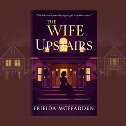 An intriguing book cover design for 'The Wife Upstairs' by Freida McFadden