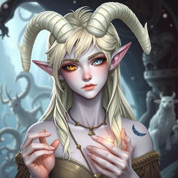 A character inspired by the classical period of ancient Greece, Rome, and Celtic mythology, featuring mythical creatures