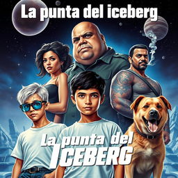 An action movie poster titled 'La punta del Iceberg'