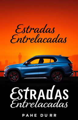 A striking cover image featuring Roxy, a light blue BMW X1, and Sirius, a black Hilux, parked side by side during sunset