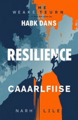 A visually striking book cover design that embodies the themes of resilience, perseverance, and a carefree attitude