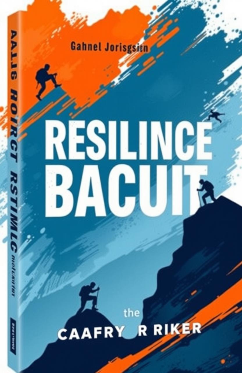 A visually striking book cover design that embodies the themes of resilience, perseverance, and a carefree attitude