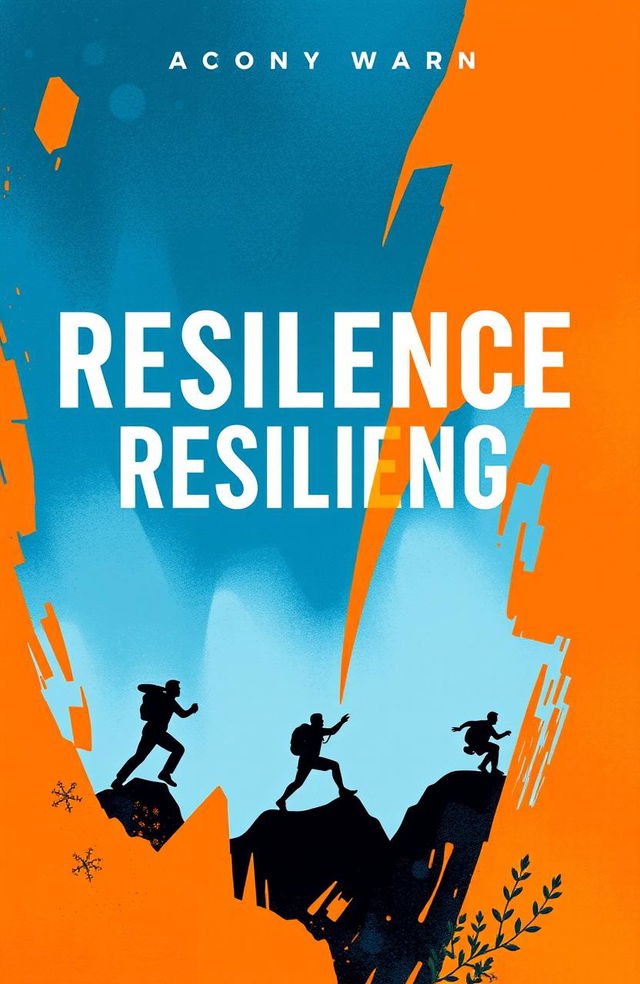 A visually striking book cover design that embodies the themes of resilience, perseverance, and a carefree attitude