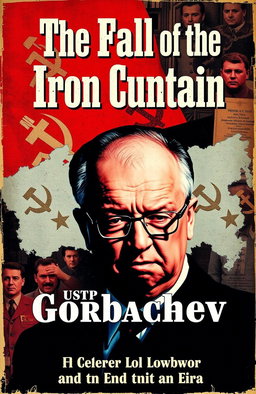 A striking cover page illustrating the disintegration of the USSR, focusing on Mikhail Gorbachev, the last leader of the Soviet Union