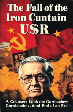 A striking cover page illustrating the disintegration of the USSR, focusing on Mikhail Gorbachev, the last leader of the Soviet Union