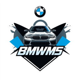 A stylish and modern t-shirt design featuring the BMW M5