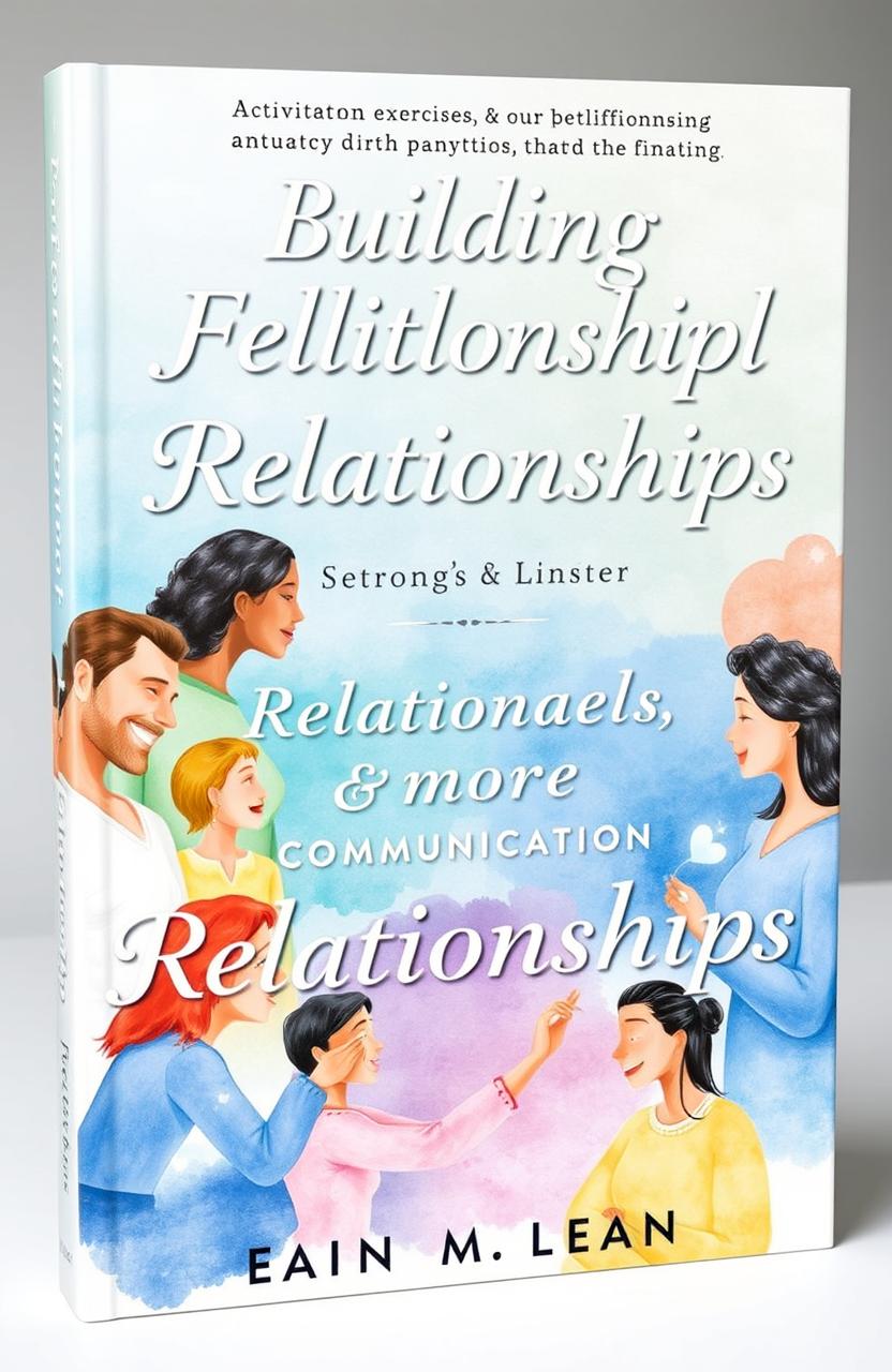 A beautifully designed book cover that conveys the essence of building healthier and more meaningful relationships