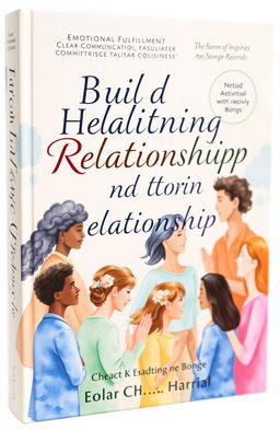 A beautifully designed book cover that conveys the essence of building healthier and more meaningful relationships