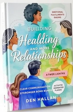 A beautifully designed book cover that conveys the essence of building healthier and more meaningful relationships