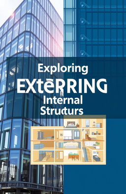 A visually engaging cover design for a report on external and internal structure