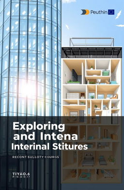 A visually engaging cover design for a report on external and internal structure