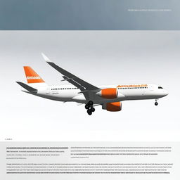 An engaging title image for Powerpoint slide introducing Airbus