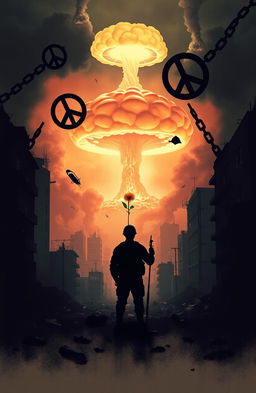 A powerful visual representation of the effect of war and nuclear weapons on humanity and the environment
