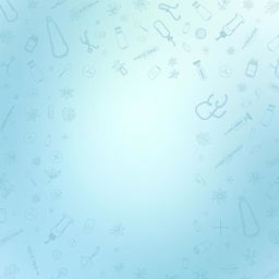 A clean and professional background graphic for a medical presentation, featuring a harmonious blend of elements representing both Western and traditional medicine