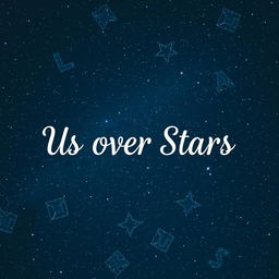 A mesmerizing starry sky at night filled with twinkling stars and a deep blue background