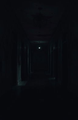 A chilling hallway named 'Homicipher', characterized by empty surroundings and an eerie atmosphere