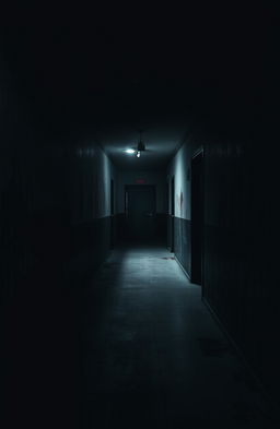 A chilling hallway named 'Homicipher', characterized by empty surroundings and an eerie atmosphere