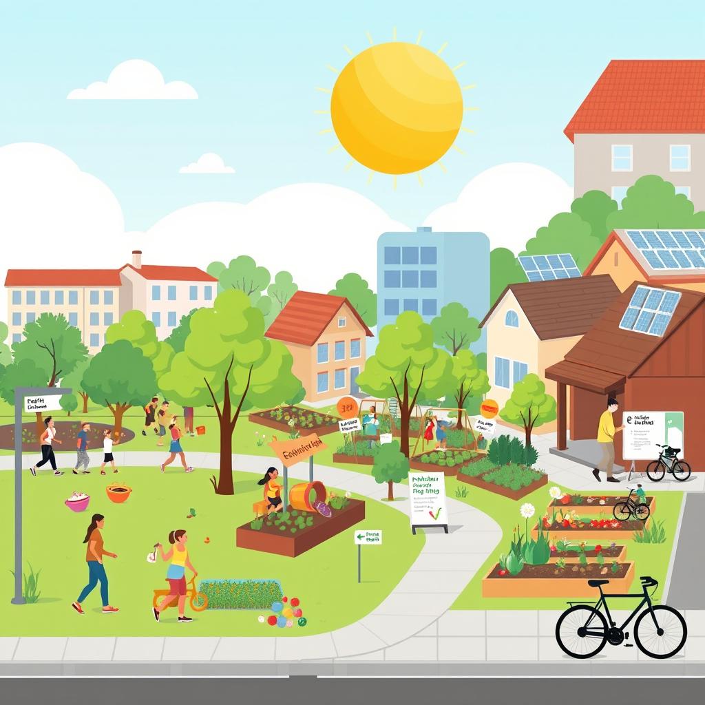 An illustrative and comprehensive plan for promoting healthy environments