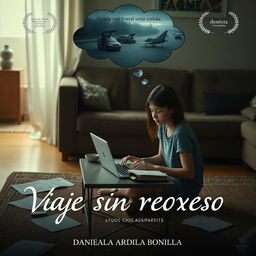 A movie poster titled 'Viaje sin regreso' directed by Daniela Ardila Bonilla